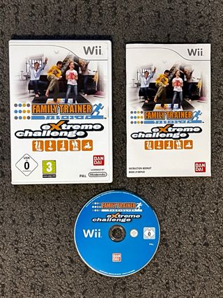 Wii Family Trainer Extreme Challenge completo