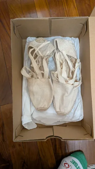 Zapatillas de esparto beige