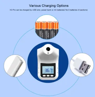 Termómetro K3 Pro Infrarrojo Automático