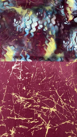 Fundas Salón Marroquí Oro y Morado