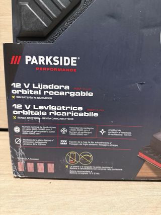 Lijadora orbital Parkside 12V