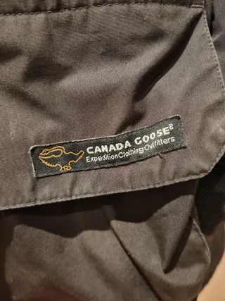 Parka Plumifero Canadá Goose Hombre Negra
