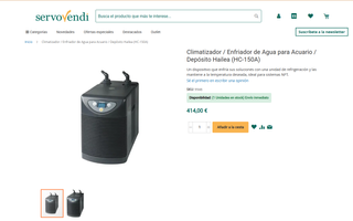 Enfriador Hailea HC-150A para acuario