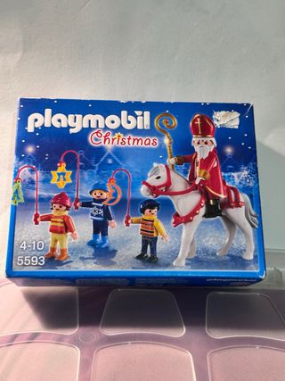 Playmobil Navidad 5593 Santa Klaus a caballo