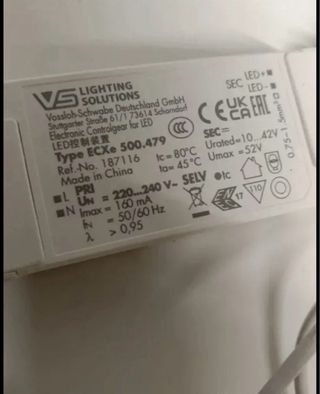 Plafoniera FLOS da esterno in metallo argentato