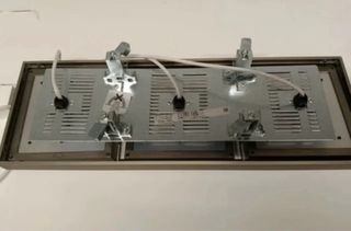 Plafoniera FLOS da esterno in metallo argentato