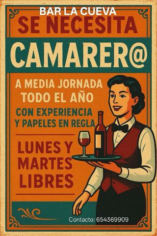 Se busca camarero en Castro Urdiales