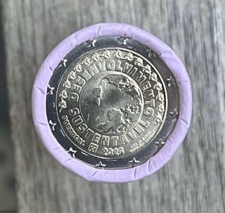Moneda 2€ Portugal 2025 Desarrollo Sostenible