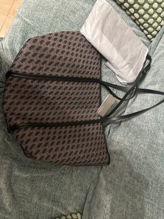 Bolso Parfois Negro y Gris Nuevo con etiqueta