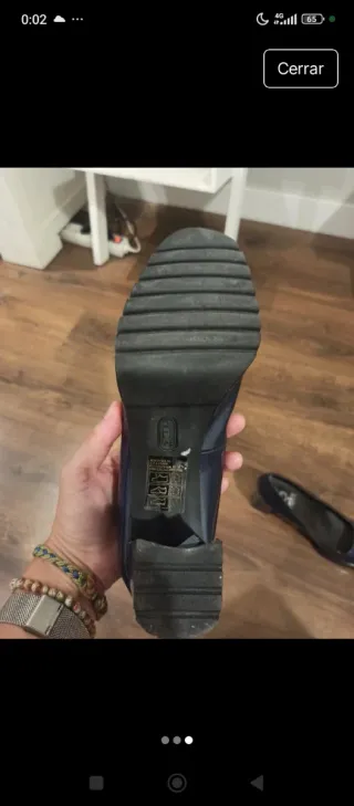 Zapatos de tacón azul