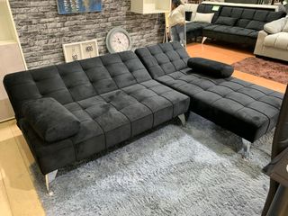 Sofá Cama Keren XS Negro Terciopelo