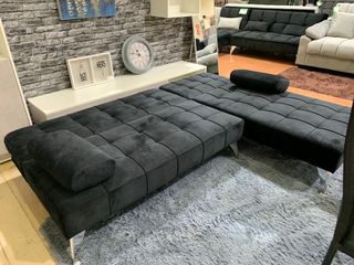 Sofá Cama Keren XS Negro Terciopelo