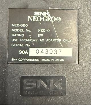 Neo Geo AES Pro-gear Spec Max 330 Mega