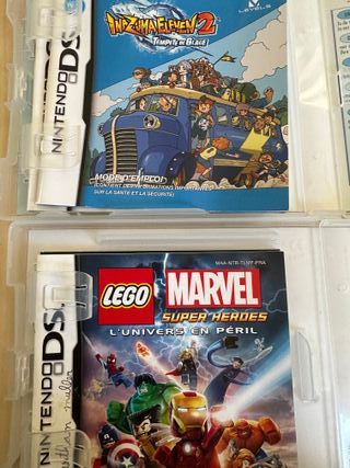 Juegos Nintendo DS: Inazuma Eleven 2 y Lego Marvel