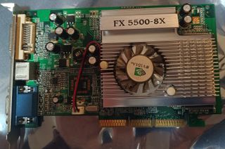 Tarjeta Gráfica Nvidia FX 5500 AGP 8X 256MB