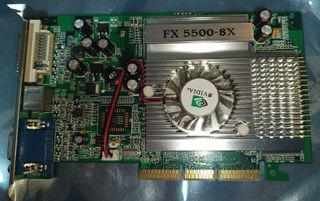 Tarjeta Gráfica Nvidia FX 5500 AGP 8X 256MB