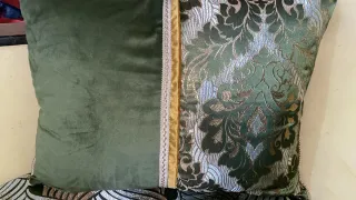 !!! Oferta !!!Fundas Salón Marroquí: Oro y Verde