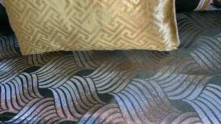 !!! Oferta !!!Fundas Salón Marroquí: Oro y Verde