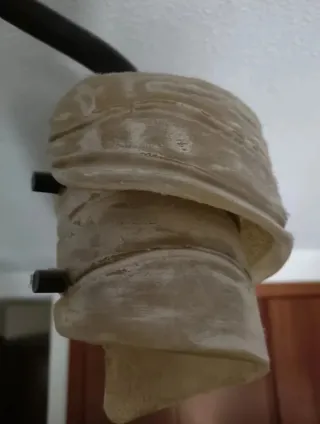 Lámpara de techo forja 3 luces