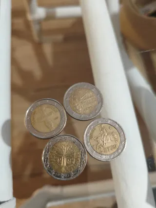 5 Monete da 2 Euro Rare