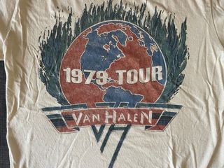 Camiseta Van Halen 1979 Tour Talla S