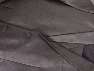 Traje de niño gris. Tres piezas. Talla 10