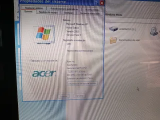 2 Portátiles,(Acer y Samsung)