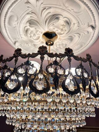 Lámpara de techo de cristal. Acepto ofertas.