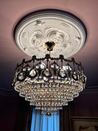 Lámpara de techo de cristal. Acepto ofertas.