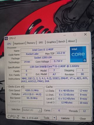 CHOLLO! PC Gaming i511400F RTX 3050 Windows 11