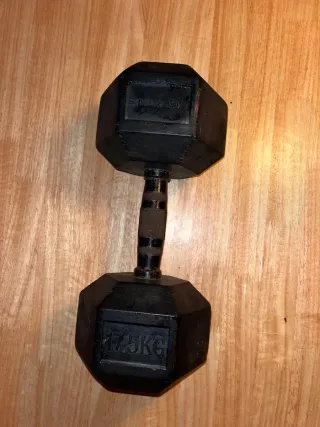 Mancuerna Hexagonal Goma 17.5 Kg Lacertosus