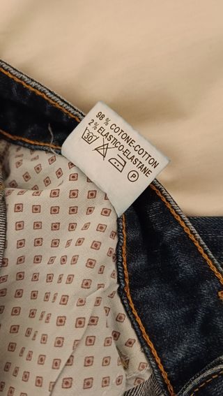 Cruisè Jeans Slim Blu Uomo-Donna 32 USA