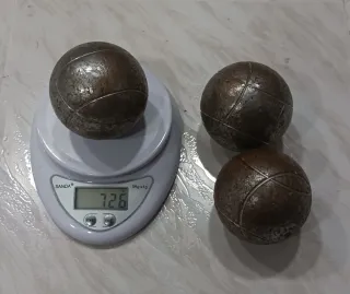 3 Bolas Petanca usadas Buen Estado ver pesos