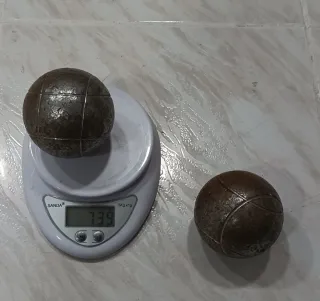 3 Bolas Petanca usadas Buen Estado ver pesos