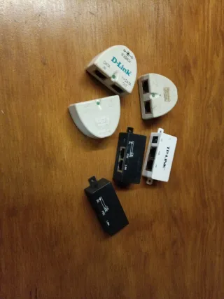 Lote 5 Adaptadores PoE D-Link y TP-Link