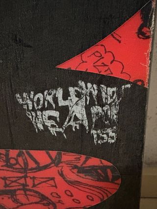 Tabla Snowboard K2 world wide weapon 155