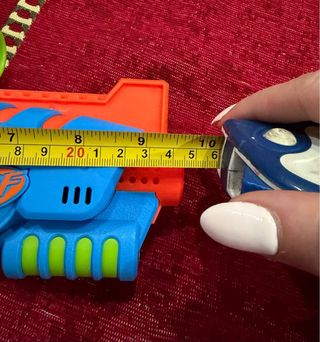 Pistola Nerf Scoutfire Azul y Naranja de juguete