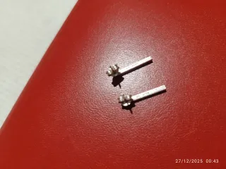 LOTE Pendientes largos plata y cadena trenzada