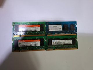 Lote 4x RAM 256MB DDR2 SODIMM | Coleção/Reparo