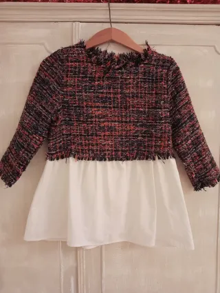 Blusa Zara Tweed
