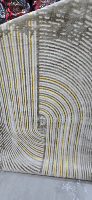 Alfombra turca de terciopelo y tela