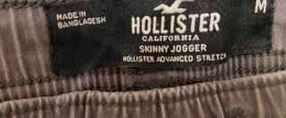 Pantalones cargo Hollister grises talla M