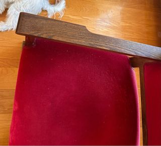 2 Butacas de madera tapizadas. Acepto ofertas.