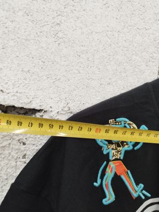 Camiseta Desigual Negra Estampada