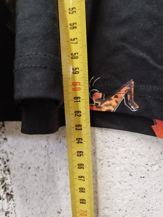 Camiseta Desigual Negra Estampada