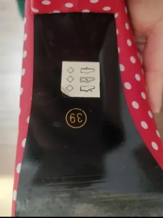 Zapatos Flamenca Lunares Rojos y Blancos