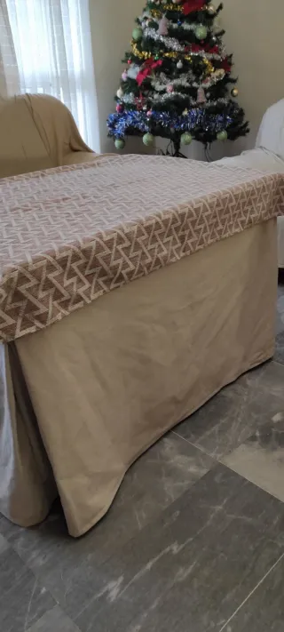 Ropa de camilla con estampado geométrico