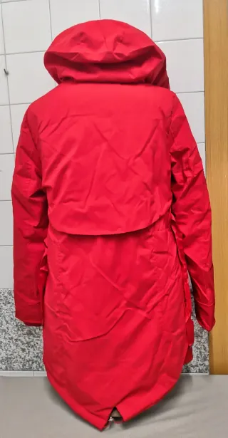 Plumífero rojo mujer talla S