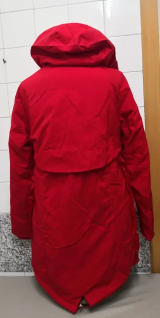 Plumífero rojo mujer talla S