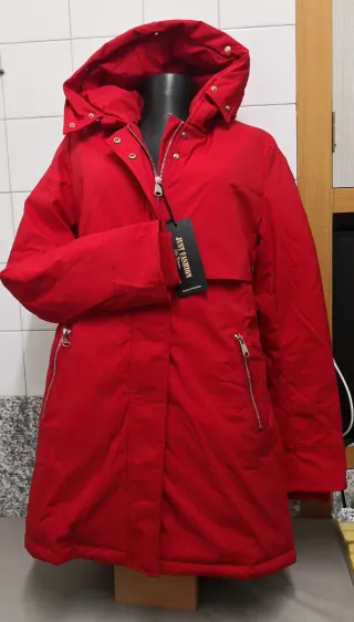 Plumífero rojo mujer talla S